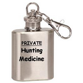 Flasks, 1 oz. Stainless Steel with Clip
